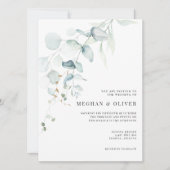 ユーカリモダンエレガントー植栽 招待状 (正面)