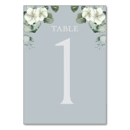 ユーカリモダンカリデザイン結婚ズ テーブルナンバー