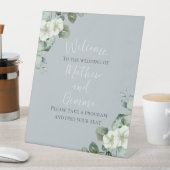 ユーカリモダンカリデザイン結婚ズ 台座サイン (インサイチュ)