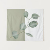 ユーカリモダンカリブロック タペストリー (正面(横))