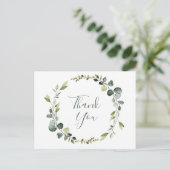 ユーカリモダンカリリースフレームサンキューボホ ポストカード (スタンド正面)