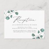 ユーカリモダンカリ植樹ウェディングレセプション エンクロージャーカード (正面)