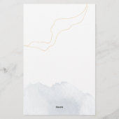 ユーカリモダンキ結婚コン旅行計画 便箋 (裏面)