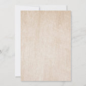 ユーカリモダングリネリー結婚ウッド 招待状 (裏面)