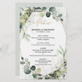 ユーカリモダングリー結婚幾何学模様 (正面/裏面)