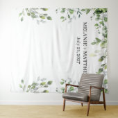 ユーカリモダング結婚リー背景 タペストリー (インサイチュ(横))