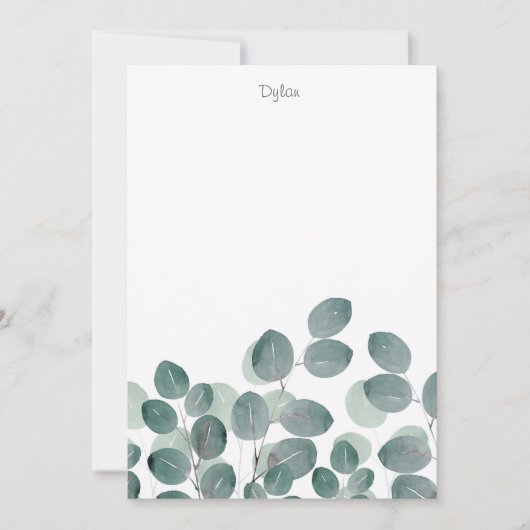 ユーカリモダンス ノートカード (正面)