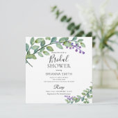 ユーカリモダンブライダルシャワー 招待状 (スタンド正面)