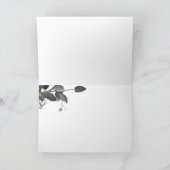 ユーカリモダンプの結婚感謝を サンキューカード (内部)