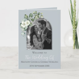 ユーカリモダンプス折り結婚式 プログラム