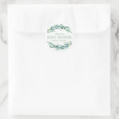 ユーカリモダンプス |赤ちゃんシャワー ラウンドシール (バッグ)