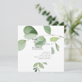 ユーカリモダンプタスブライダルシャワースクエア 招待状 (スタンド正面)