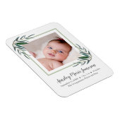 ユーカリモダンプタスボタニカル新生児写真 マグネット (右側)