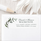 ユーカリモダンプタス植物学結婚の ラベル (インサイチュ)