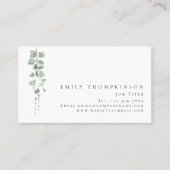 ユーカリモダンプタス植物学Any職業 名刺 (正面)