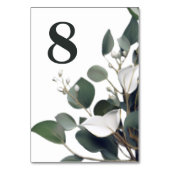 ユーカリモダンプトゥスウェディングレセプション テーブルナンバー (裏面)