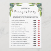 ユーカリモダンプトゥスカップルのシャワーママまたはパパ (正面)