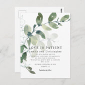 ユーカリモダンプトゥス愛は患者の日付の変更 ポストカード (正面/裏面)