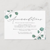 ユーカリモダンプトゥス結婚ホテル宿泊 エンクロージャーカード (正面)