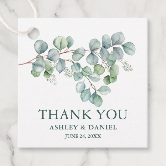 ユーカリモダンプトゥス・グリーナリーありがとうござ結婚う フェイバータグ (正面)