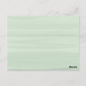 ユーカリモダンプリダルシャワー招待カード ポストカード (裏面)