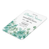 ユーカリモダンプリダルシャワー招待 マグネット (左側)