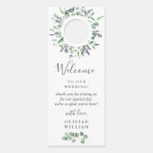 ユーカリモダンプ結婚の歓迎は邪魔しない ドアノブサイン (裏面)