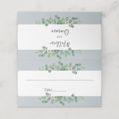 ユーカリモダンプ結婚テーブル プレイスカード (外部開封)