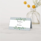 ユーカリモダンプ結婚テーブル プレイスカード (裏面)