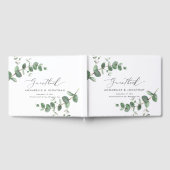 ユーカリモダンミニマルー素朴シンプル性 ゲストブック (全面)