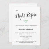 ユーカリモダンリハーサルディナー招待状 招待状 (正面/裏面)