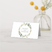 ユーカリモダンリースフレ結婚ーム表 プレイスカード (裏面)