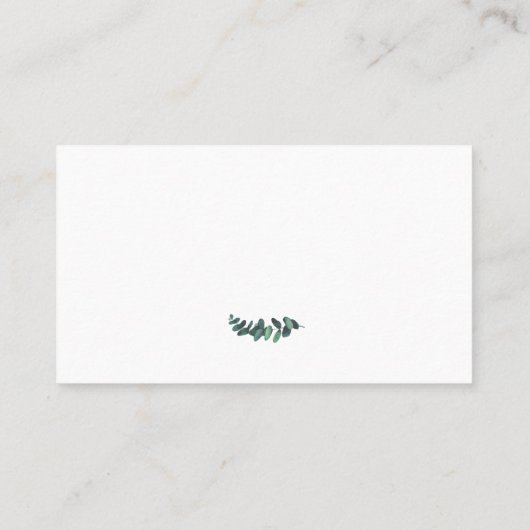 ユーカリモダン精神療法士の名刺 名刺 (裏面)