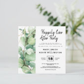 ユーカリモダン素朴カリがパーティーの後ずっと幸せに 招待状 (スタンド正面)