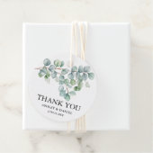 ユーカリモダン結婚カリの緑に感謝 フェイバータグ (インサイチュ)