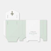 ユーカリモダン・クロス・バプテスマ・パーティーの好意 フェイバーボックス (折り畳みなし)