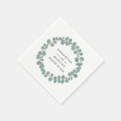 ユーカリリースグ結婚リーナプキンス スタンダードカクテルナプキン (角)
