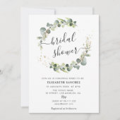 ユーカリリースブライダルシャワー招待 招待状 (正面)