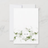 ユーカリリースモノグラ結婚ムの 出欠カード (裏面)