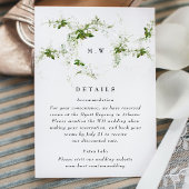 ユーカリリースモノグラ結婚ム詳細 エンクロージャーカード