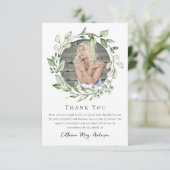 ユーカリリース写真悔やみや弔慰葬儀 サンキューカード (スタンド正面)