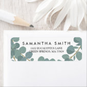 ユーカリリース結婚グリーンリーのリターンラベル ラベル (インサイチュ)