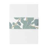 ユーカリリース結婚グリーンリーズベリーバンド 招待状ベリーバンド (裏面例)