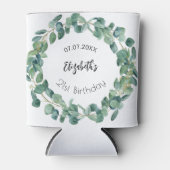 ユーカリリース誕生日 缶クーラー (正面)