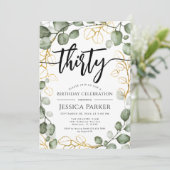 ユーカリリース30th誕生日パーティー 招待状 (スタンド正面)