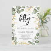 ユーカリリース50thバースデーパーティー 招待状 (スタンド正面)