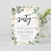 ユーカリリース60thバースデーパーティー 招待状 (スタンド正面)