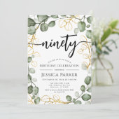 ユーカリリース90thバースデーパーティー 招待状 (スタンド正面)