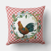 ユーカリリース&ルースターファームハウス クッション (裏面)