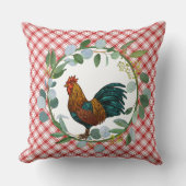 ユーカリリース&ルースターファームハウス クッション (正面)